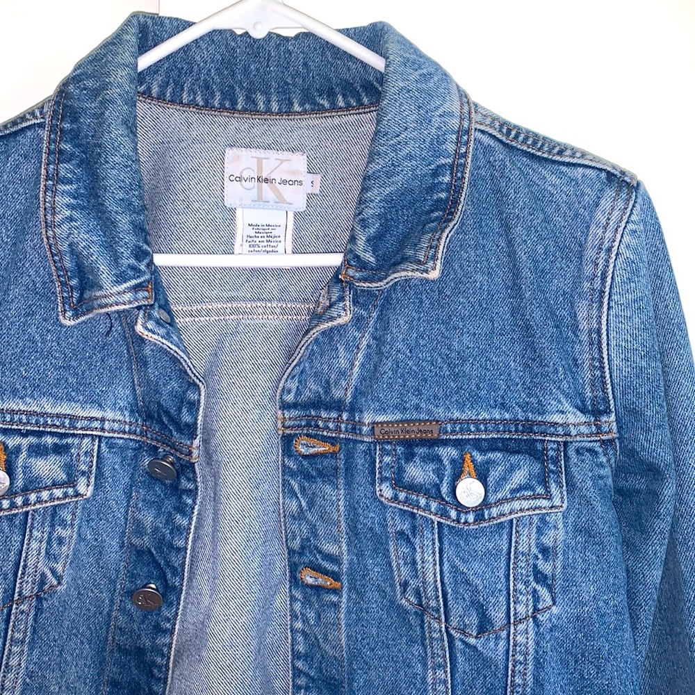 Calvin Klein Jean Jacket - Picture 2 of 3